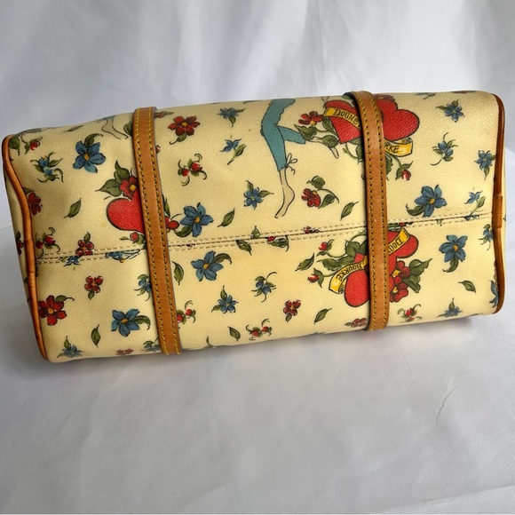 Dooney & Bourke Sailor Tattoo Girl Purse Y2K Rare Vintage Barrel Bag - Picture 5 of 16